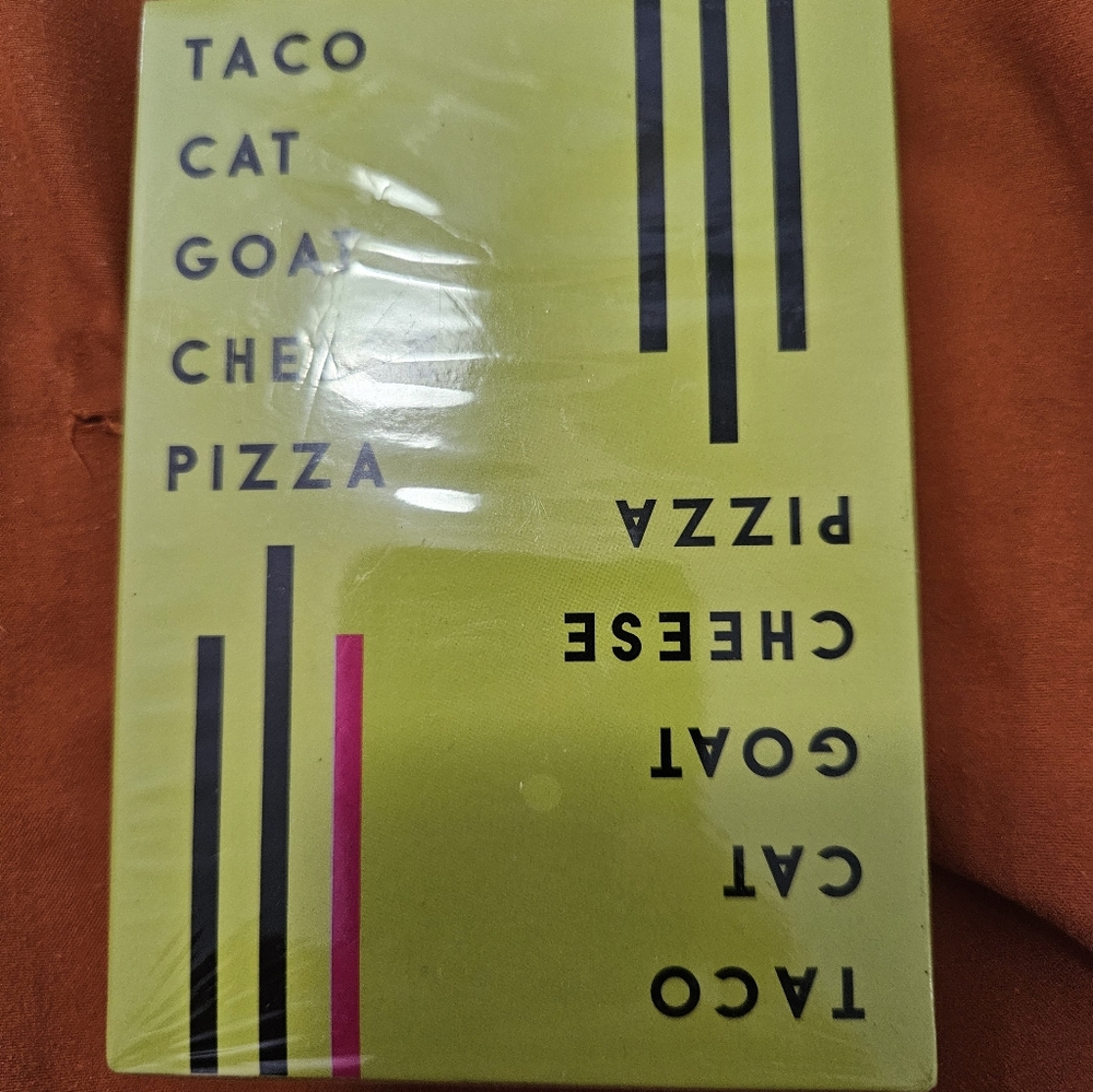 Taco Cat Goat Cheese Pizza Card Game